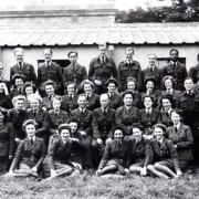 Group photograph of RAF Pembroke Dock personnel found in the Heritage Centre Archive.