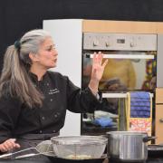 Pembrokeshire based chef Orsola Muscia shares some culinary secrets at Narberth Food festival.