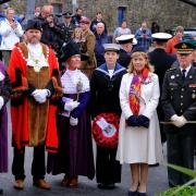 A number of delegates took part in the ceremony. Picture: Martin Cavaney