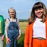 Jan (centre) with her friend and Escape to the Country presenter Briony May Williams.
