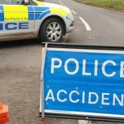 A person was taken to hospital after a crash on the A478 between New Hedges and Begelly.