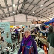 Rosemary Griffiths pictured at this weekend's final West Wales Wellbeing and Craft Show