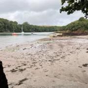 Plans to site a bollard restricting motorists’ access to Sandy Haven beach have been backed. Picture: Pembrokeshire Coast National Park webcast.