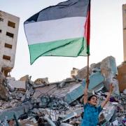 Peaceful Armistice Day protest backing calls for immediate Gaza ceasefire