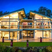 Mansion built of glass currently for sale at coveted Pembrokeshire location