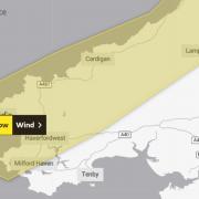 A weather warning has been issued for Storm Debi