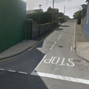 Police were called to reports of a man with a knife on Panteg Road in Aberaeron. (The image is a generic picture of Panteg Road and is not indicative of where the reports came from)