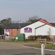 A Cardiff man breached a restraining order at the Premier Inn on Fishguard Road in Haverfordwest.