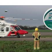 Mercy missions by two airborne emergency services have been helped by Haverfordwest Airport.