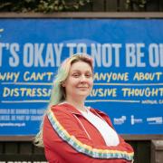 Izzy Stevenson, 35, from Haverfordwest is the face of a new campaign by the UK Anti Stigma Alliance.
