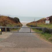 The barrier at Freshwater East preventing boat access will be locked from next month.