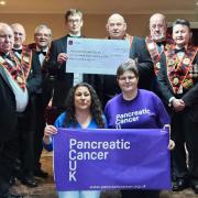South Pembrokeshire Provincial Grand Lodge of the Royal Antediluvian Order of Buffaloes presented the cheque after their March meeting