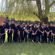 The Youth Brass Band came second in the competition