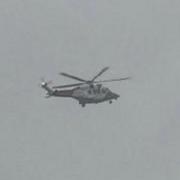 Coastguard helicopter snapped this morning