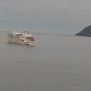 Cruise ships in the bay are becoming more familiar as the season gets going.