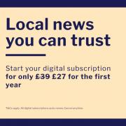 Subscribe to the Western Telegraph for just £3 for 3 months.