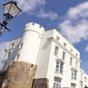Part of the hotel is built into Tenby's town walls.