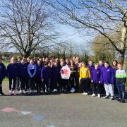 Pennar Community School got involved in the fundraising