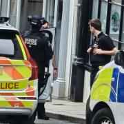 Police began their enquiries in Milford Haven before moving onto Market Street.