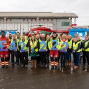 Wales & West Housing Group raised more than £40,000 which was split between Wales Air Ambulance and Blood Bikes Wales