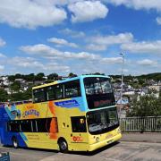 The cheery double-decker will be running every day between Tenby and Saundersfoot this season.