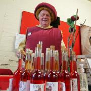 Peter Plum at last year's plum feast