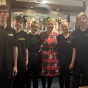 The team at Cwrt Henllys in Cwmbran, this week's South Wales Argus Pub of the Week
