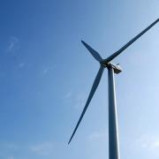 An application to site two wind turbines at Penybanc has been refused by county planners.