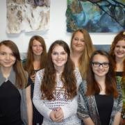 GCSE and A Level students from Ysgol Bro Gwaun are exhibiting their work at Fishguard Library until the end of this month. (31798313)