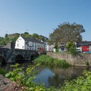 The old bridge in Haverfordwest taken by Robert Page