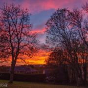 Sunset in Blackbridge, Milford Haven