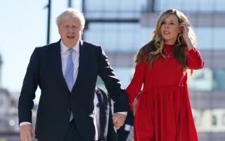 Boris and Carrie Johnson announce the name of their daughter. (PA)