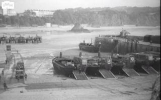 PRACTICE: Operation Jantzen in Tenby in 1943. Picture: Penny Brace via Our Pembrokeshire Memories
