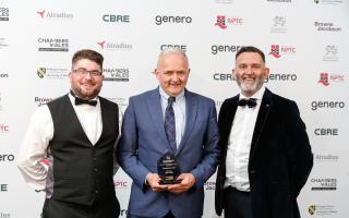 Genpower Ltd win the B2C Customer Commitment Award at the 2023 Wales Business Awards.