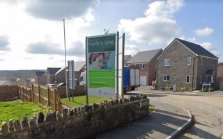 The Persimmons Homes development near Scarrowscant Lane in Haverfordwest.
