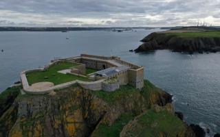 Works at Thorne Island Hotel, Angle have been back by national park planners. Picture: Pembrokeshire Coast National Park webcast.