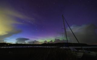 The Northern lights at the estuary in Landshipping were captured by Percolated Photography.