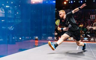 Joel Makin has lifted five PSA titles to date, including the prestigious Manchester Open.