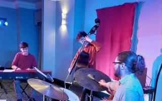 The Eddie Gripper Trio closed their UK tour in Narberth