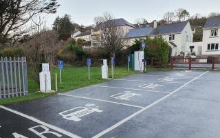 Existing EV charging points in Pembrokeshire