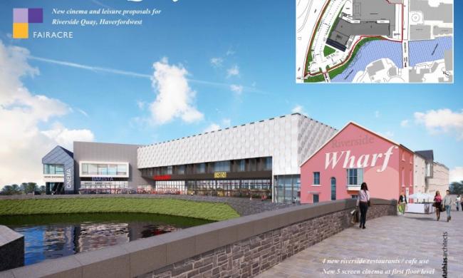 How the Fairacre development would look in Haverfordwest town centre
