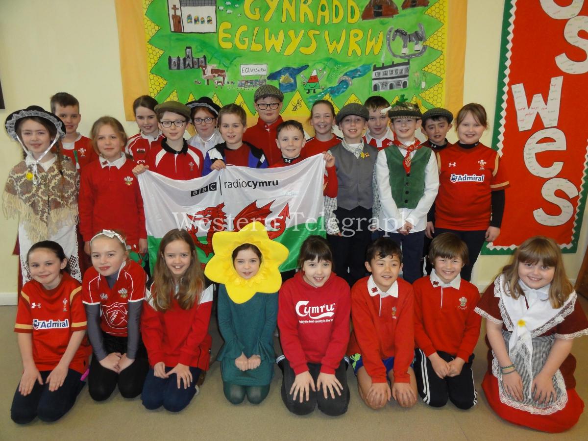 Celebrating St David's Day in north Pembrokeshire. PICTURE: Western Telegraph